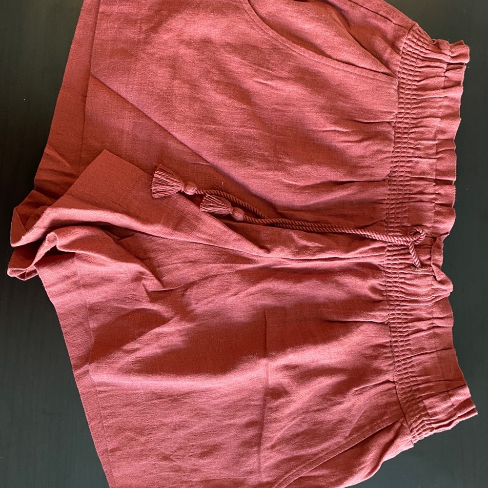 Abercrombie Orange-red baggy shorts